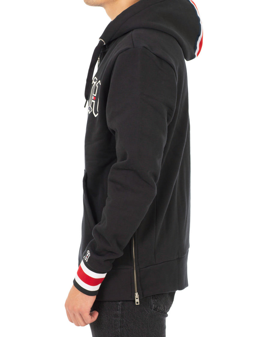 Herr | Tröjor | Tommy Hilfiger | Lewis Hamilton Logo Zip Hoodie Jet Black