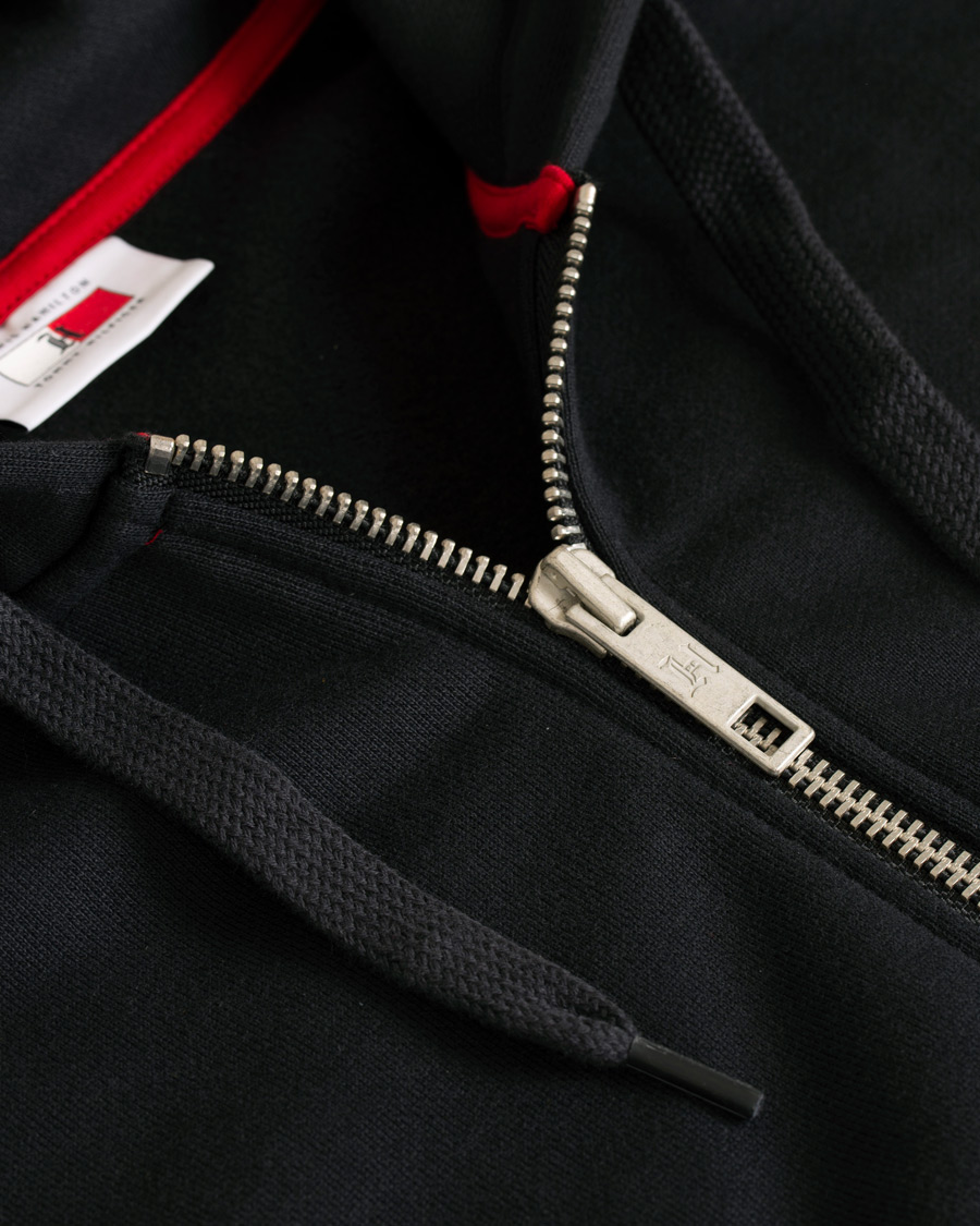 Herr | Tröjor | Tommy Hilfiger | Lewis Hamilton Logo Zip Hoodie Jet Black