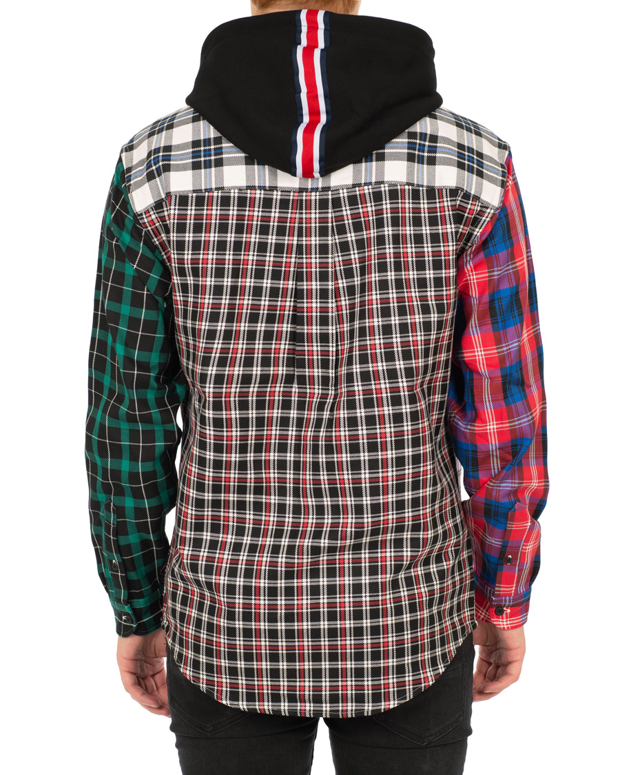 Herr | Tröjor | Tommy Hilfiger | Lewis Hamilton Plaid Hoodie Shirt Barbados Cherry