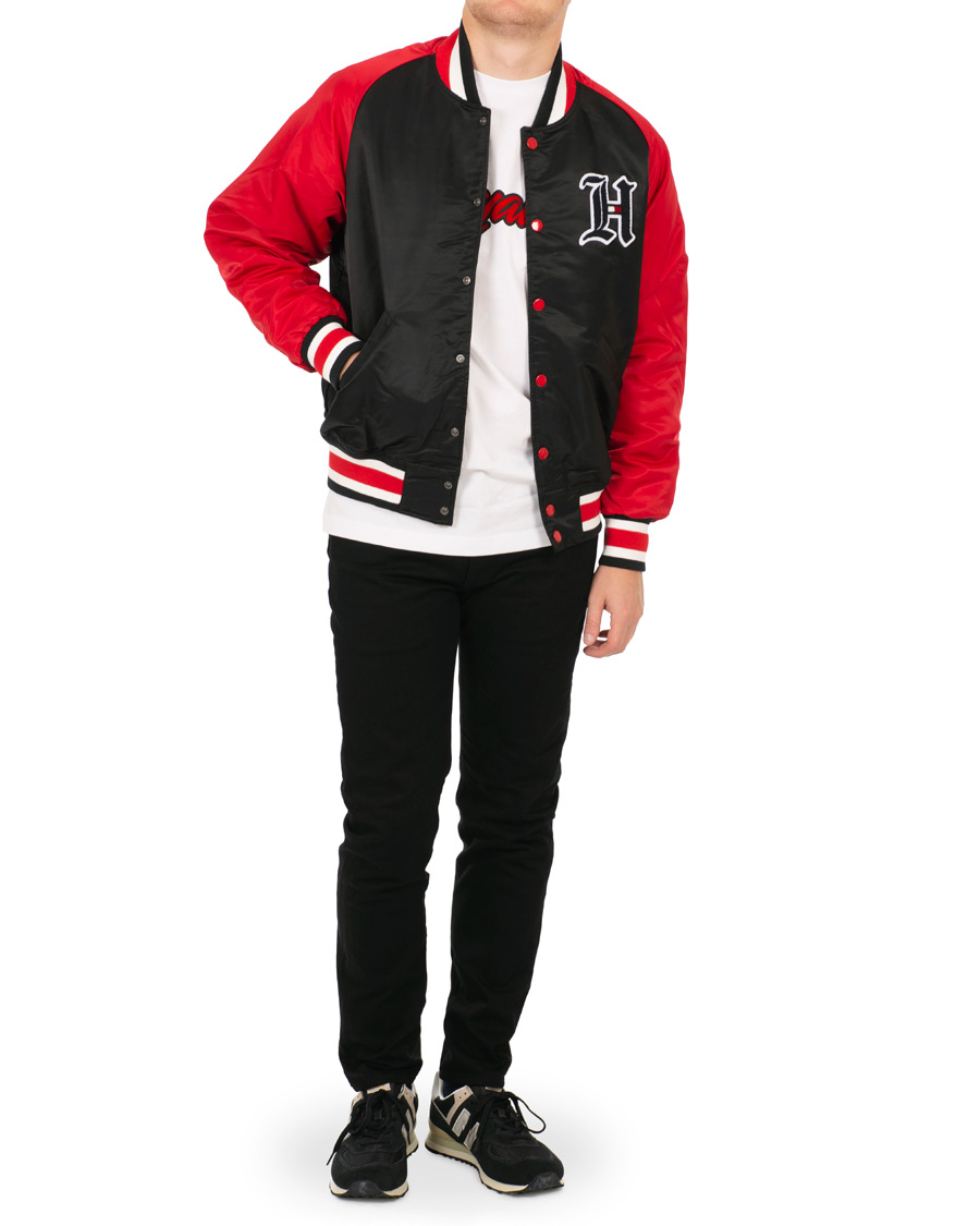 Herr | Jackor | Tommy Hilfiger | Lewis Hamilton Varsity Bomber Jet Black