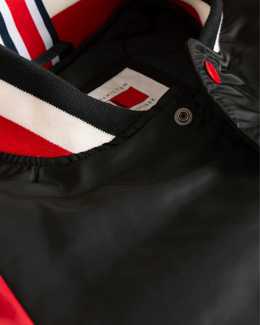 Herr | Jackor | Tommy Hilfiger | Lewis Hamilton Varsity Bomber Jet Black