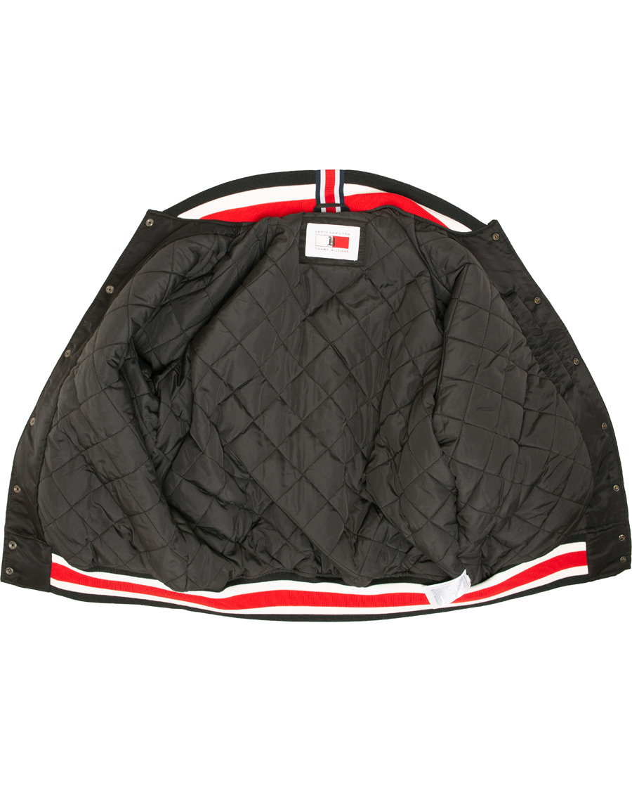 Herr | Jackor | Tommy Hilfiger | Lewis Hamilton Varsity Bomber Jet Black
