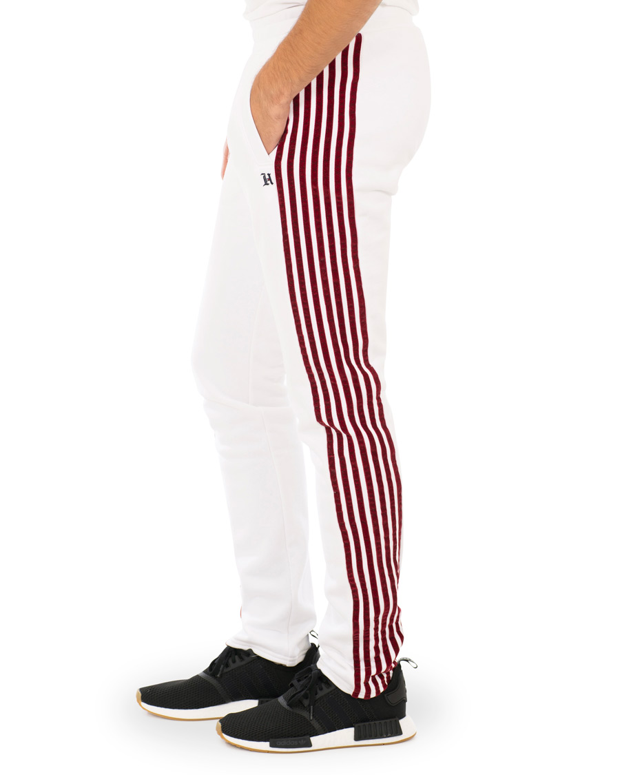 Herr | Byxor | Tommy Hilfiger | Lewis Hamilton Striped Track Pant Bright White