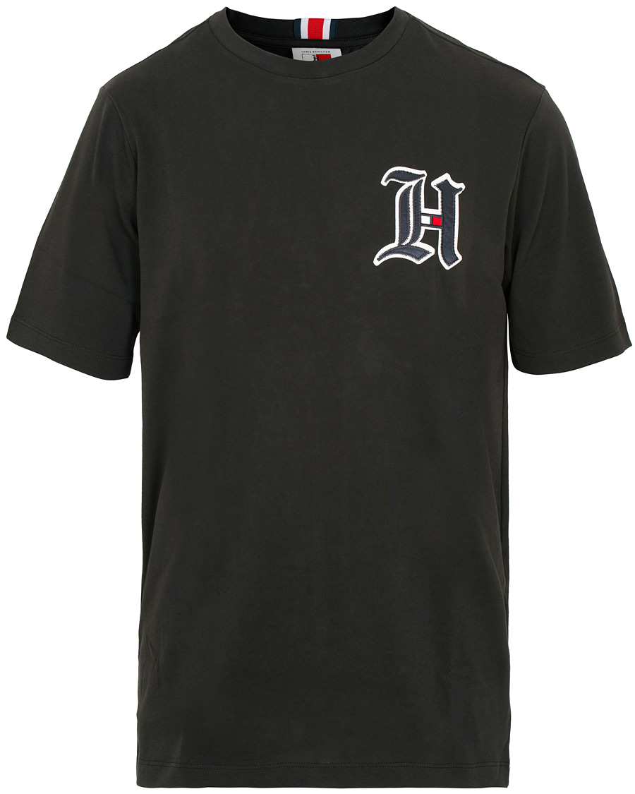 Herr | T-Shirts | Tommy Hilfiger | Lewis Hamilton Logo Tee Jet Black