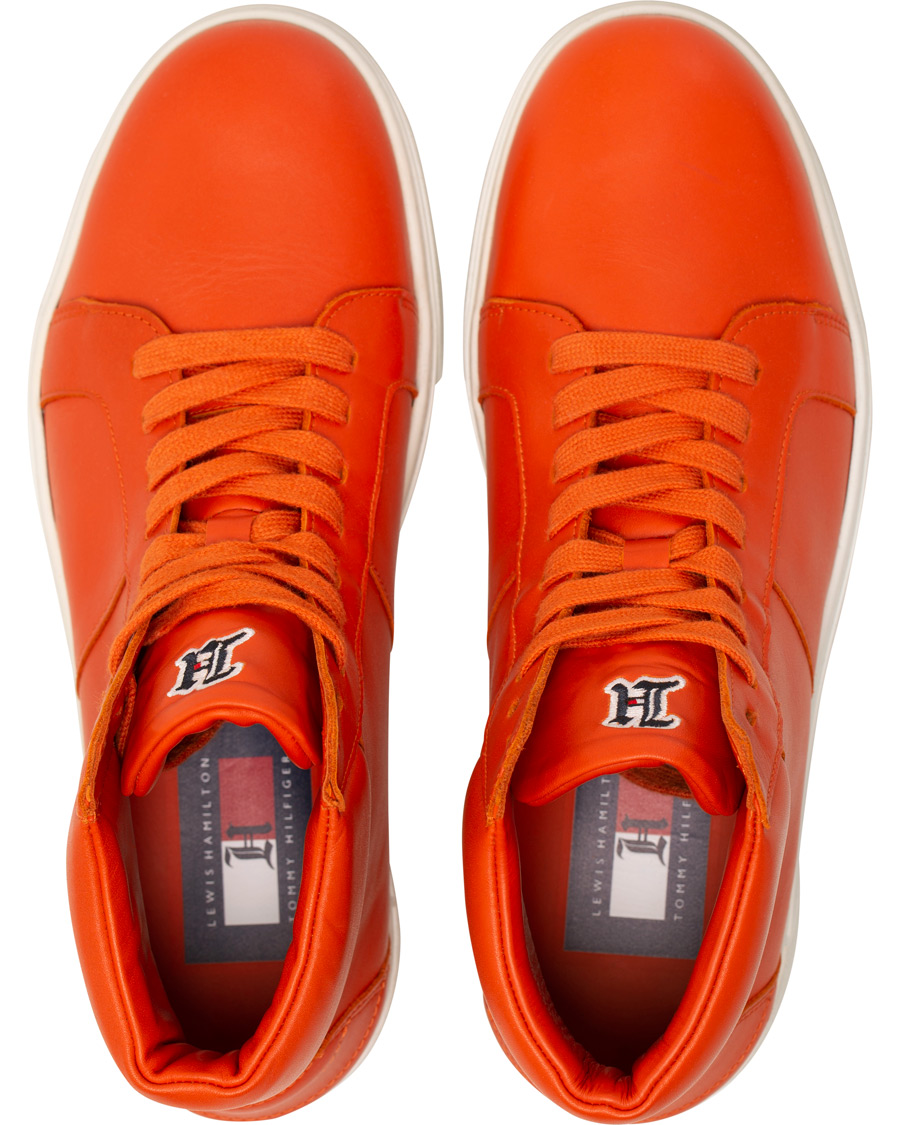 Herr | Tommy Hilfiger Lewis Hamilton Hybrid High Top Orangeade | Tommy Hilfiger | Lewis Hamilton Hybrid High Top Orangeade