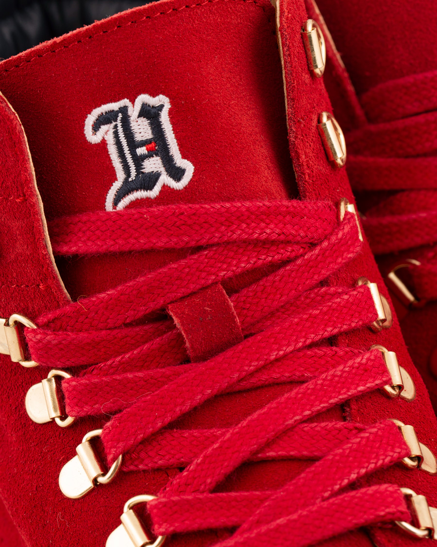 Herr | Tommy Hilfiger Lewis Hamilton Suede Hiking Boot Barbados Cherry | Tommy Hilfiger | Lewis Hamilton Suede Hiking Boot Barbados Cherry