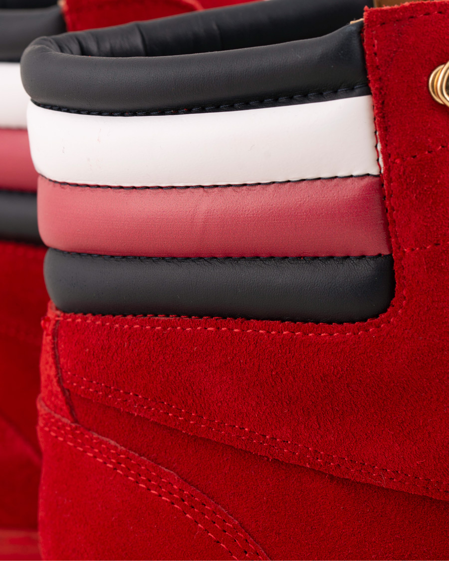 Herr | Tommy Hilfiger Lewis Hamilton Suede Hiking Boot Barbados Cherry | Tommy Hilfiger | Lewis Hamilton Suede Hiking Boot Barbados Cherry