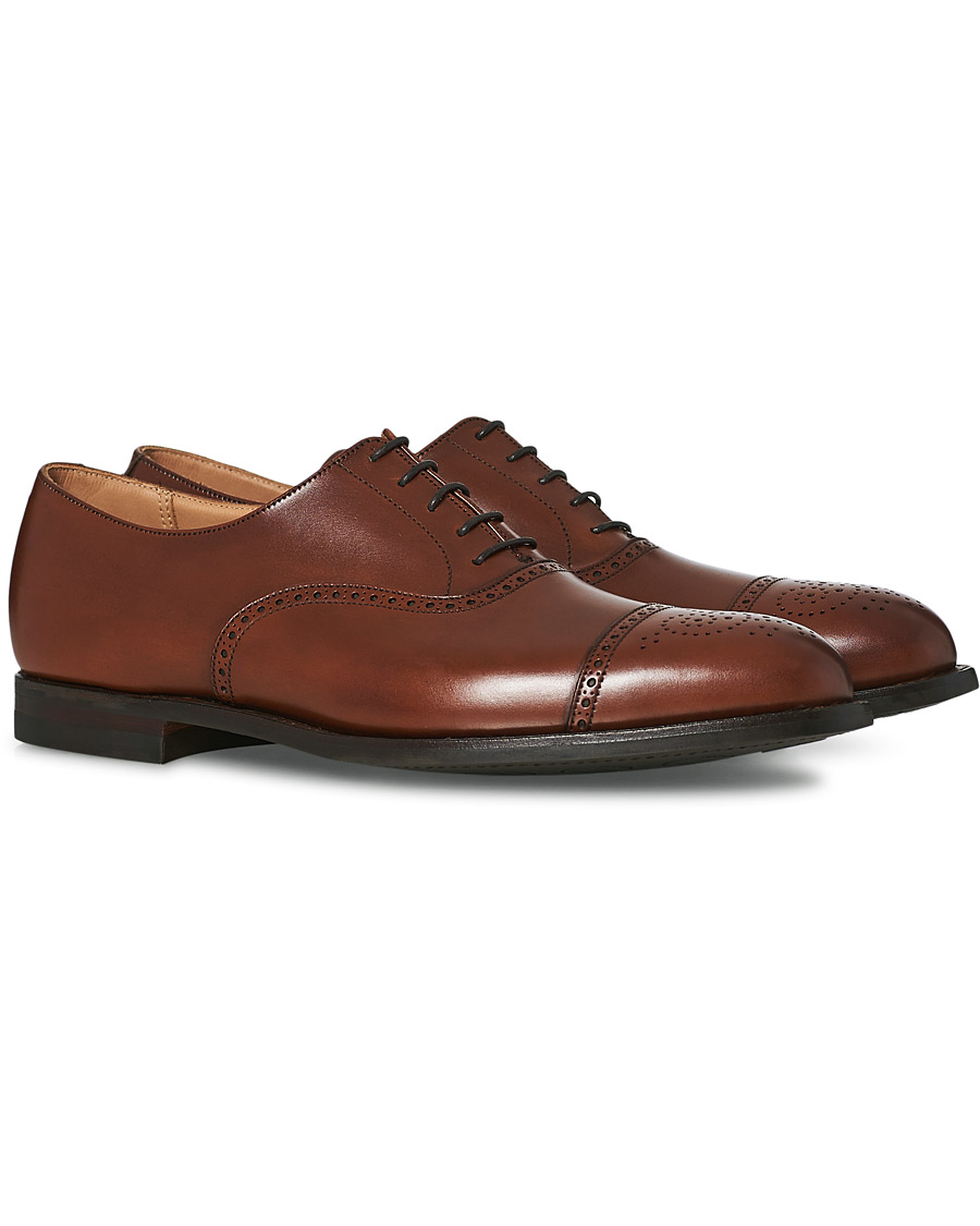 Herr | Crockett & Jones Hatton Brogue City Sole Burnished Calf | Crockett & Jones | Hatton Brogue City Sole Burnished Calf