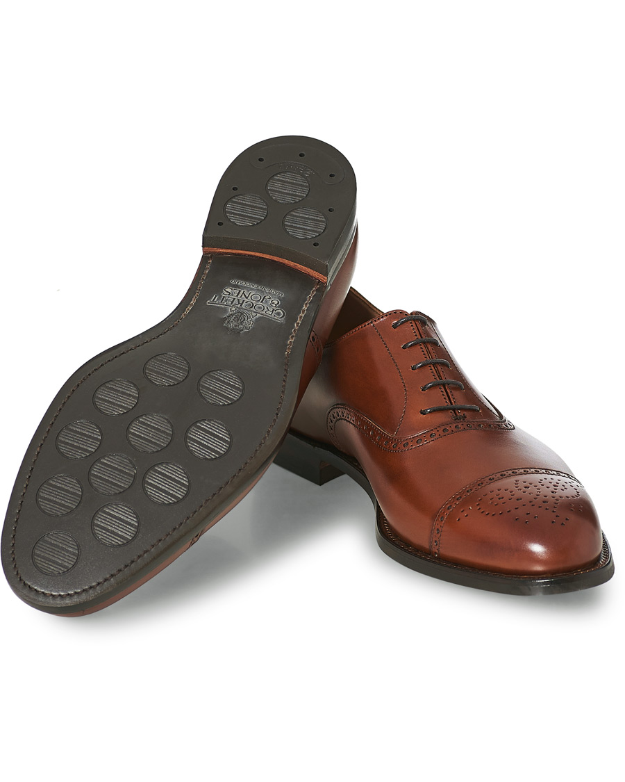 Herr | Crockett & Jones Hatton Brogue City Sole Burnished Calf | Crockett & Jones | Hatton Brogue City Sole Burnished Calf