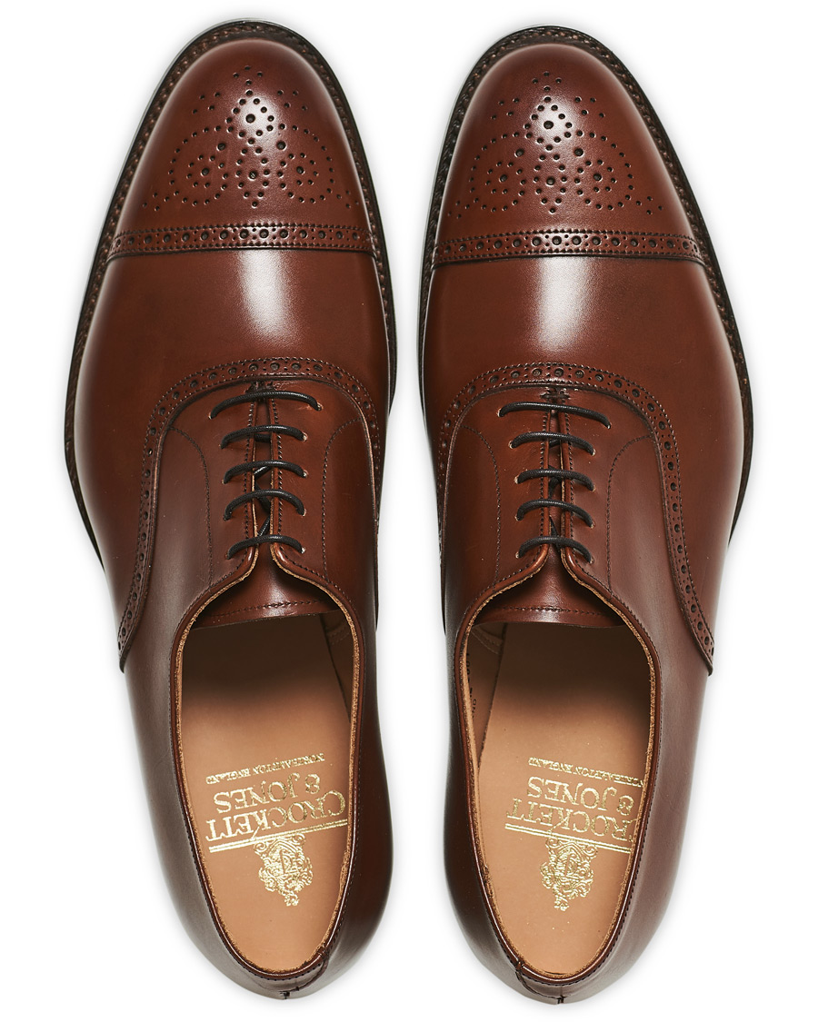 Herr | Crockett & Jones Hatton Brogue City Sole Burnished Calf | Crockett & Jones | Hatton Brogue City Sole Burnished Calf