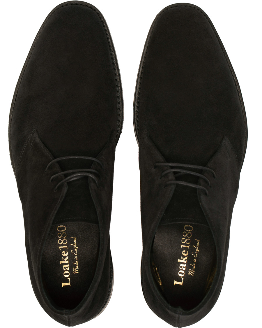 Herr | Loake 1880 Pimlico Chukka Boot Black Suede | Loake 1880 | Pimlico Chukka Boot Black Suede