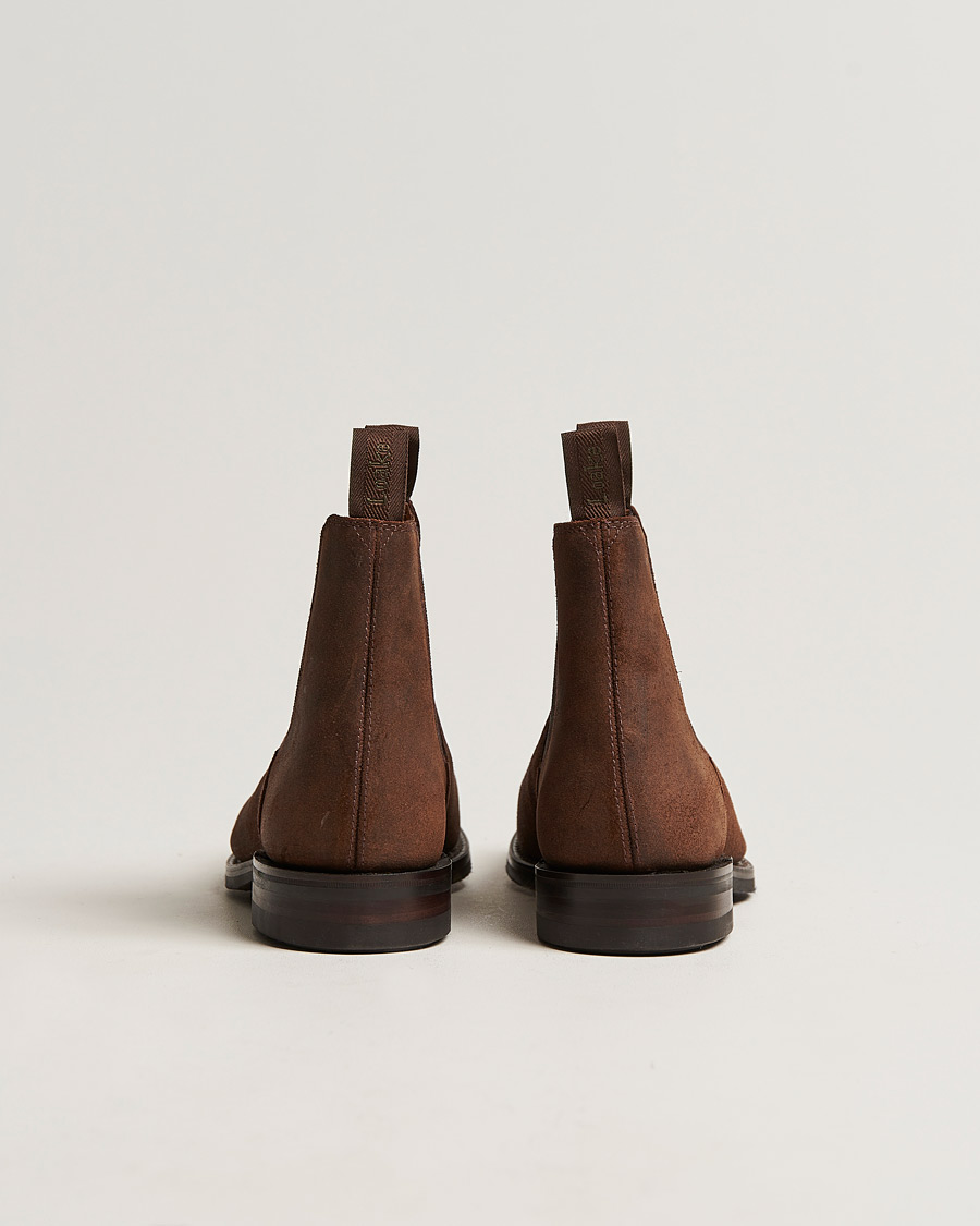 Herr | Loake 1880 Chatsworth Chelsea Boot Brown Waxed Suede | Loake 1880 | Chatsworth Chelsea Boot Brown Waxed Suede