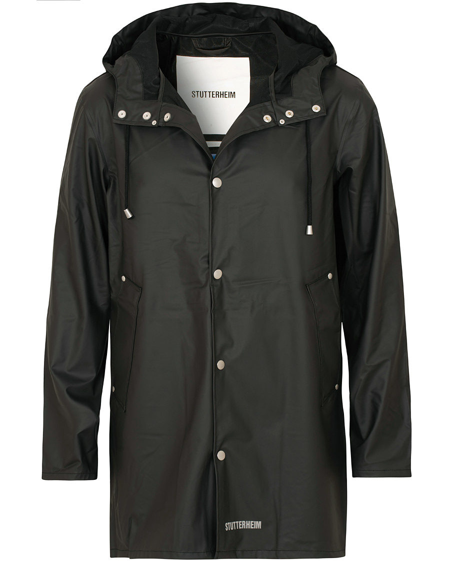 Herr | Jackor | Stutterheim | Stockholm Lightweight Raincoat Black