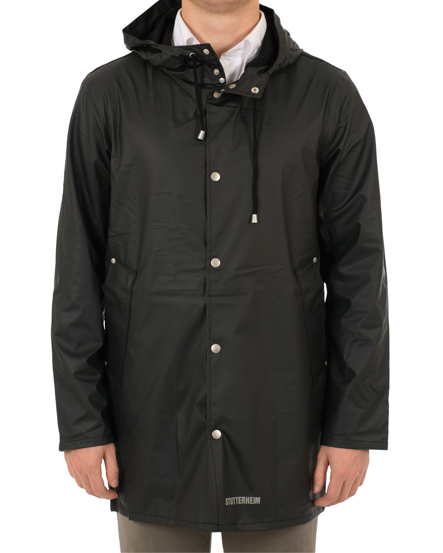 Herr | Jackor | Stutterheim | Stockholm Lightweight Raincoat Black
