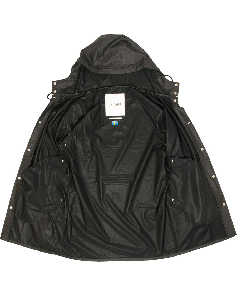 Herr | Jackor | Stutterheim | Stockholm Lightweight Raincoat Black