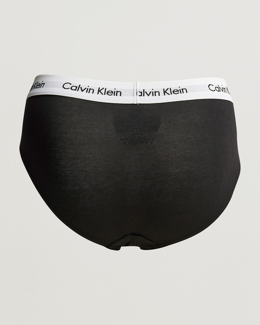 Herr | Briefs | Calvin Klein | Cotton Stretch Hip Breif 3-Pack Black/White/Grey