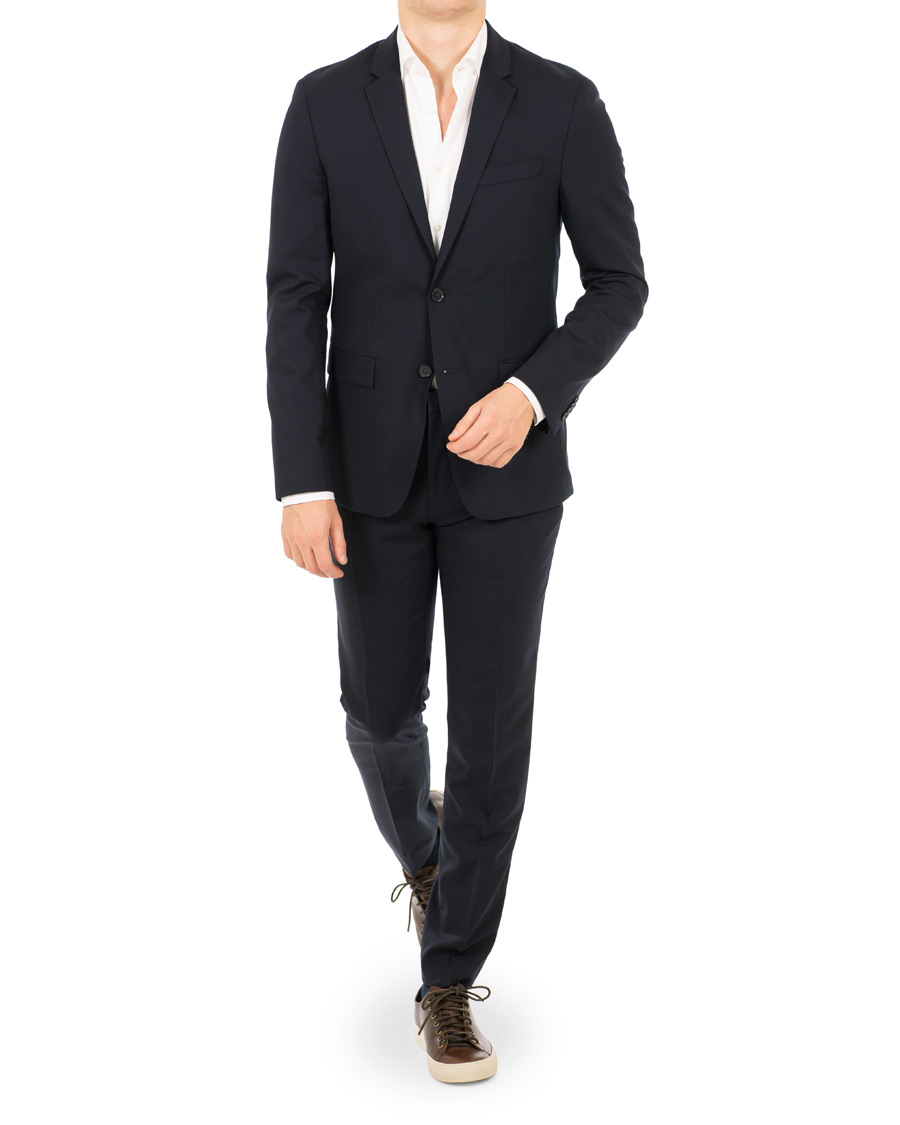 Herr | Kavajer | Calvin Klein | Wool Stretch Blazer Midnight Navy