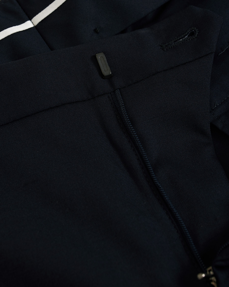 Herr | Byxor | Calvin Klein | Wool Stretch Trousers Midnight Navy