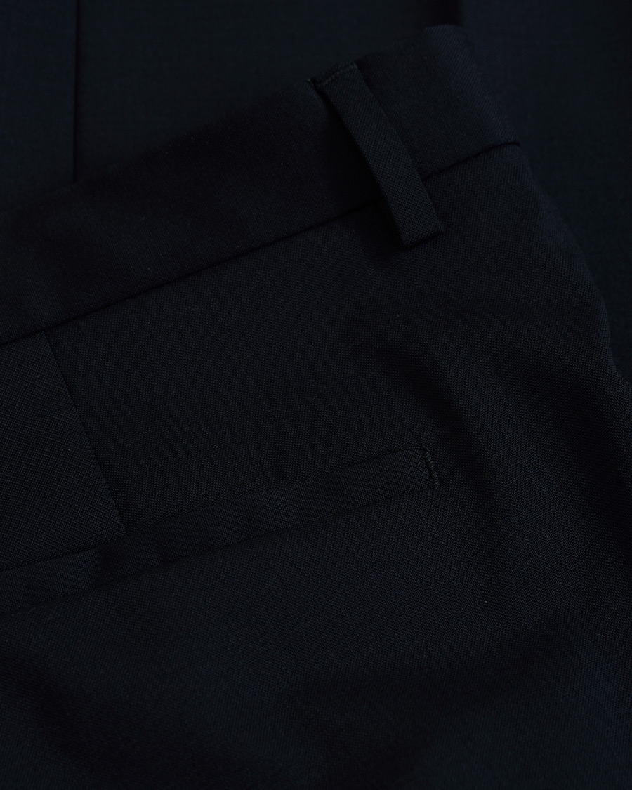 Herr | Byxor | Calvin Klein | Wool Stretch Trousers Midnight Navy