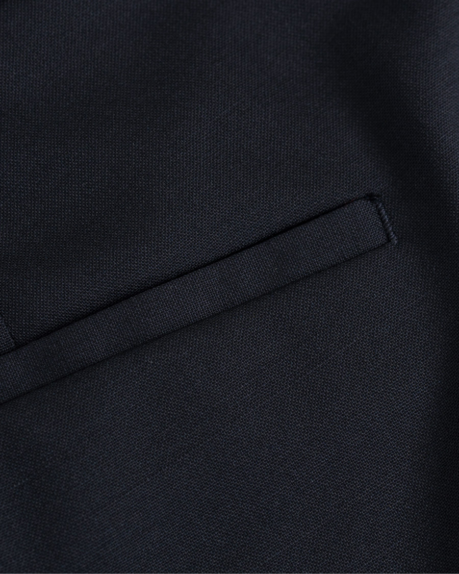 Herr | Byxor | Calvin Klein | Wool Stretch Trousers Midnight Navy
