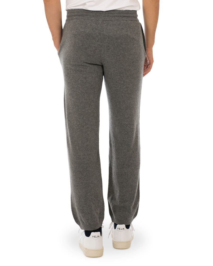 Herr | Byxor | Soft Goat | Cashmere Pants Dark Grey