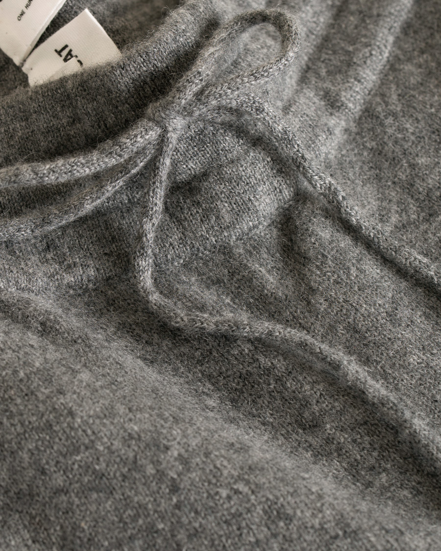Herr | Byxor | Soft Goat | Cashmere Pants Dark Grey