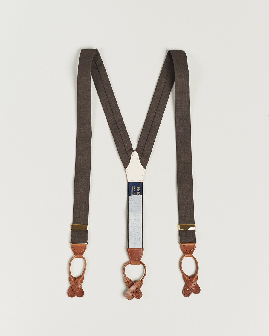 Herr | Albert Thurston Fresco Braces 38mm Brown | Albert Thurston | Fresco Braces 38mm Brown