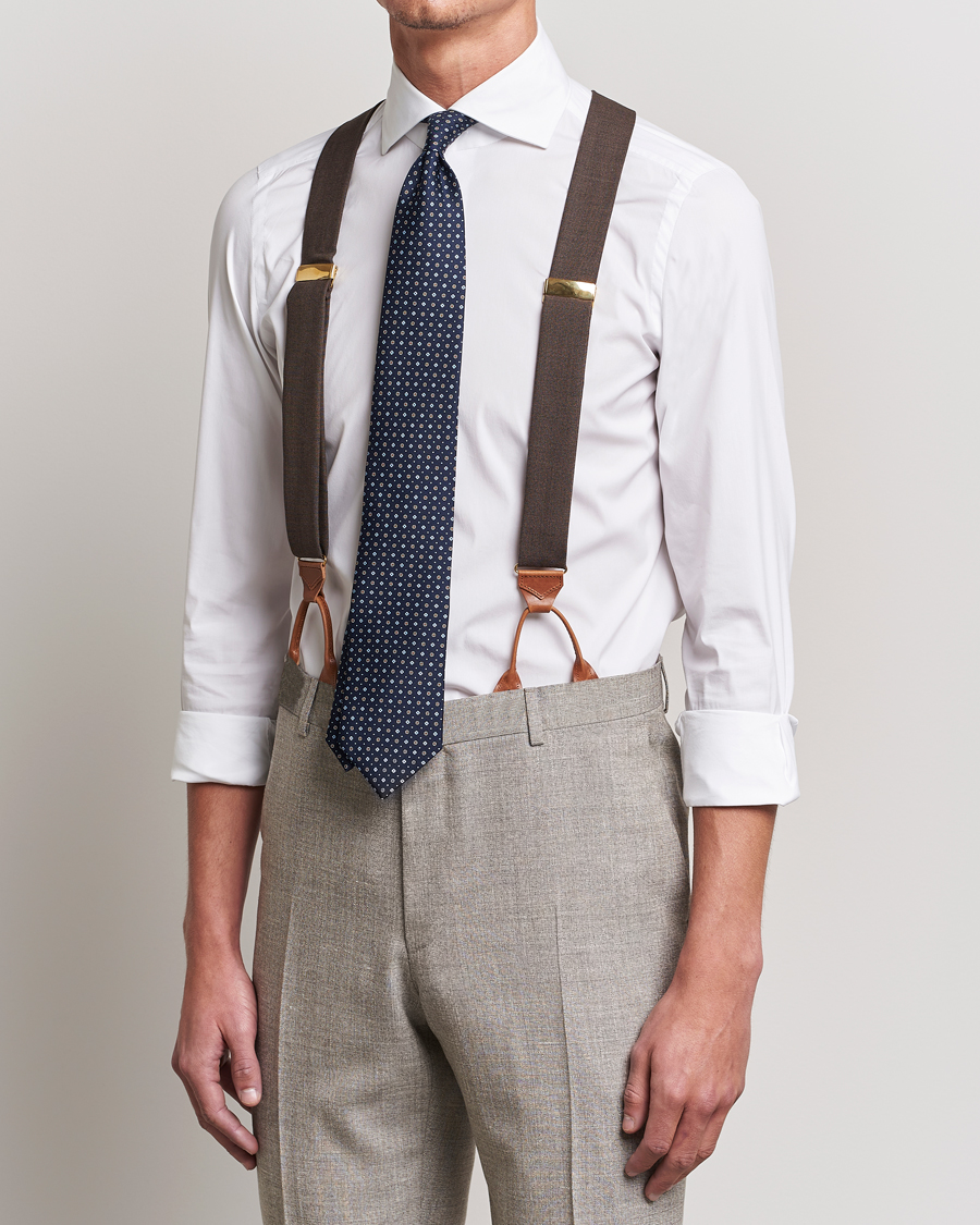 Herr | Albert Thurston Fresco Braces 38mm Brown | Albert Thurston | Fresco Braces 38mm Brown