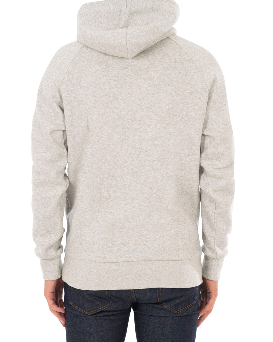 Herr | Tröjor | A Day's March | Hoodie Sweatshirt Grey Melange