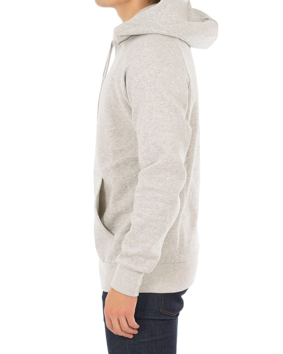 Herr | Tröjor | A Day's March | Hoodie Sweatshirt Grey Melange