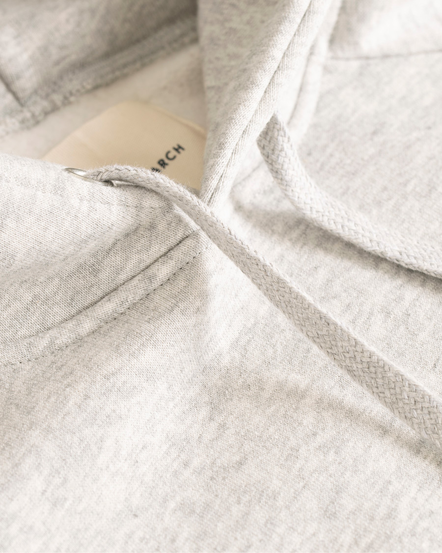 Herr | Tröjor | A Day's March | Hoodie Sweatshirt Grey Melange
