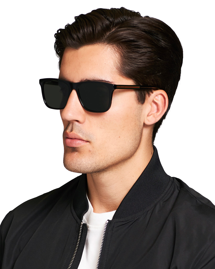 Herr | Gucci GG0381S Sunglasses Black/Grey | Gucci | GG0381S Sunglasses Black/Grey