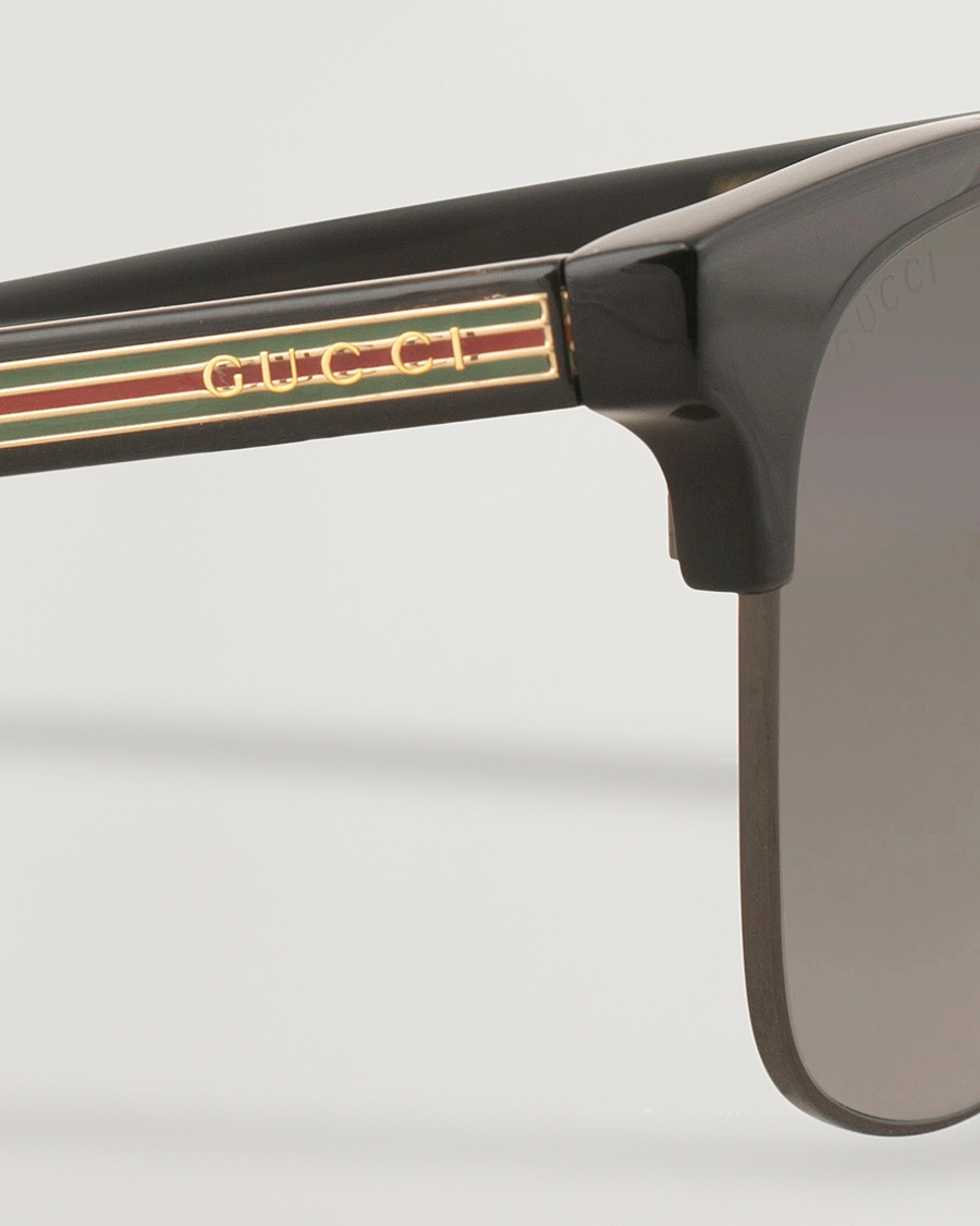 Herr | Solglasögon | Gucci | GG0382S Sunglasses Black/Grey