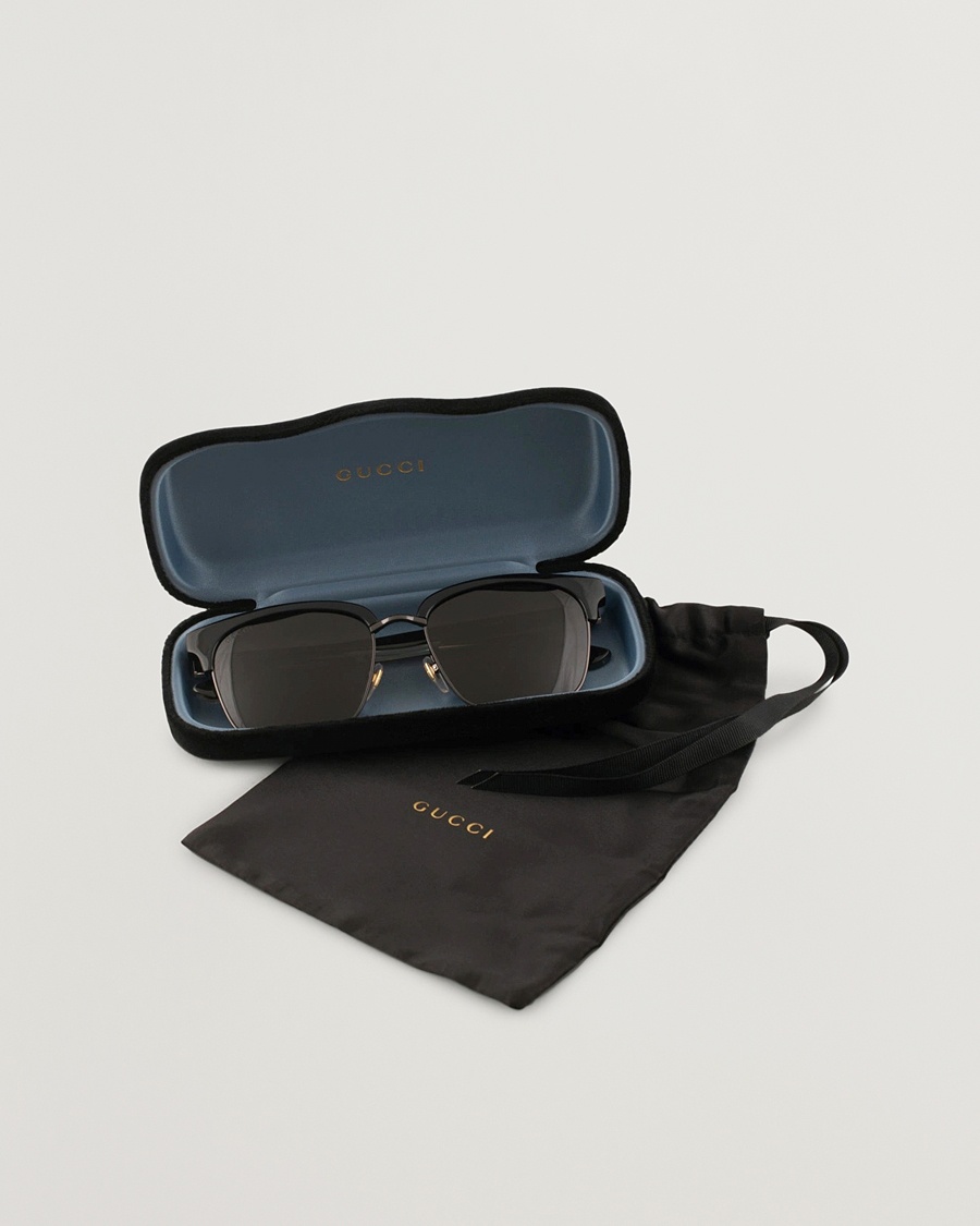 Herr | Solglasögon | Gucci | GG0382S Sunglasses Black/Grey