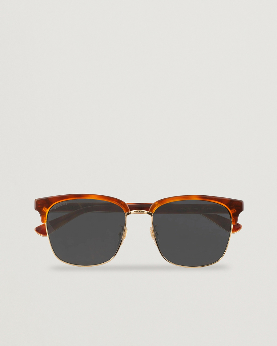 Herr | Gucci GG0382S Sunglasses Havana/Blue | Gucci | GG0382S Sunglasses Havana/Blue