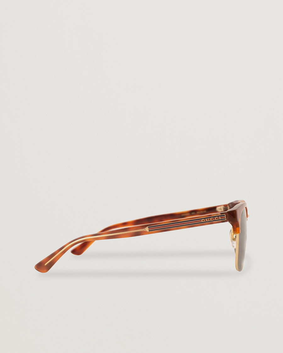 Herr | Gucci GG0382S Sunglasses Havana/Blue | Gucci | GG0382S Sunglasses Havana/Blue