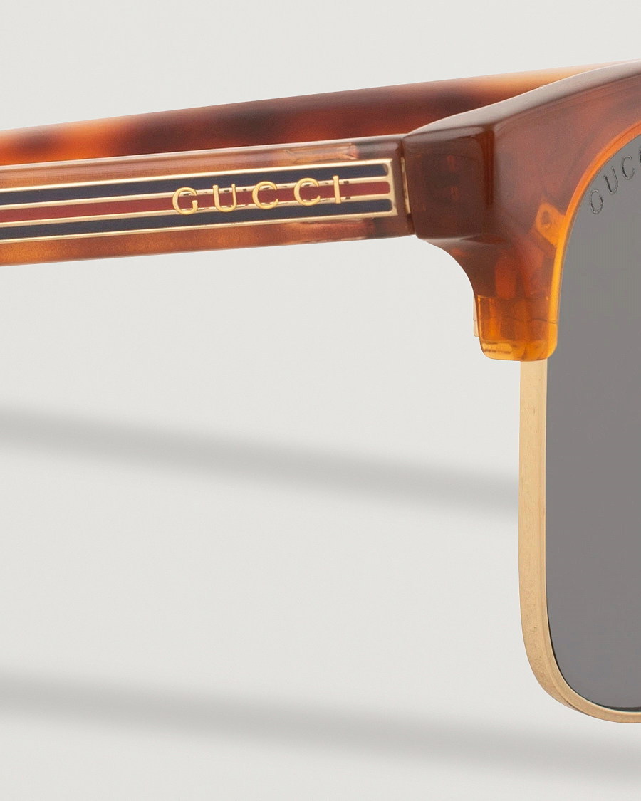 Herr | Gucci GG0382S Sunglasses Havana/Blue | Gucci | GG0382S Sunglasses Havana/Blue