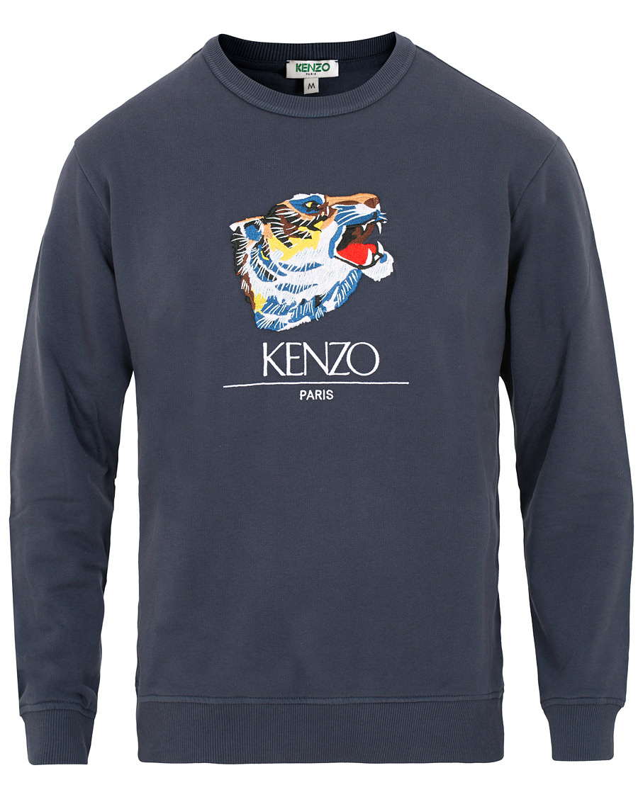Herr | Tröjor | KENZO | Tiger Head Sweatshirt Ink