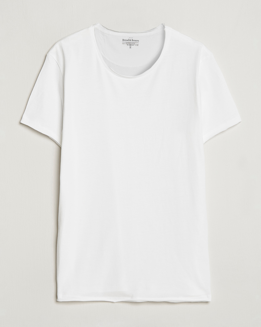 Herr | T-Shirts | Bread & Boxers | Crew Neck Relaxed White