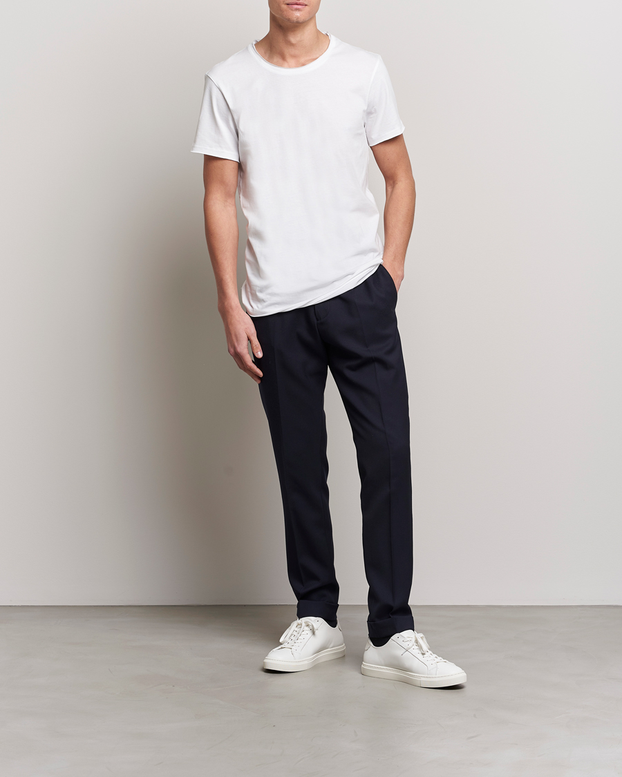 Herr | T-Shirts | Bread & Boxers | Crew Neck Relaxed White