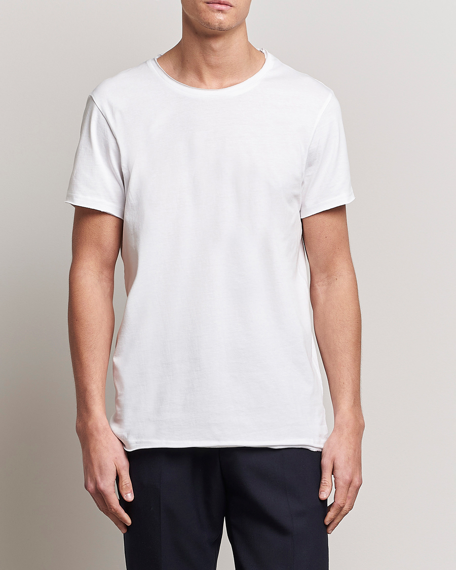 Herr | Kortärmade t-shirts | Bread & Boxers | Crew Neck Relaxed White