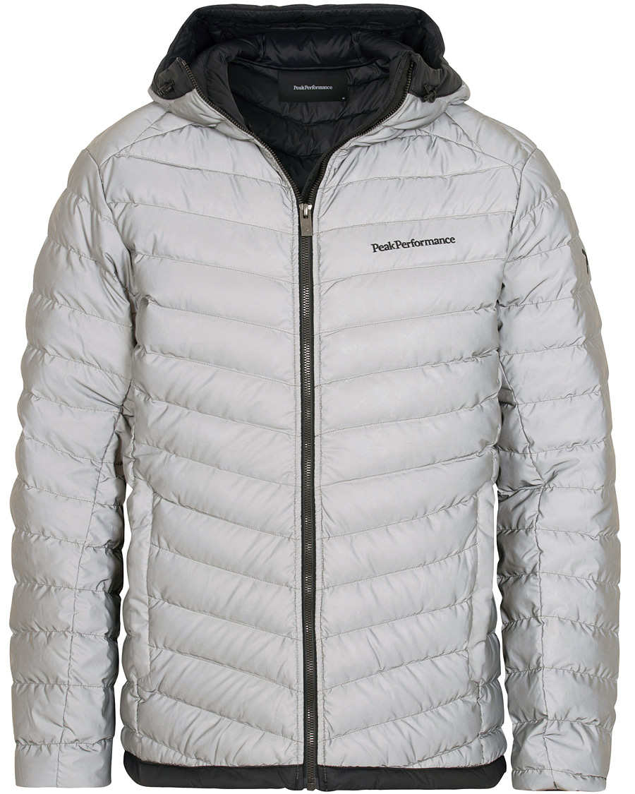 Herr | Jackor | Peak Performance | Frost Down Hood Reflective Jacket Silver
