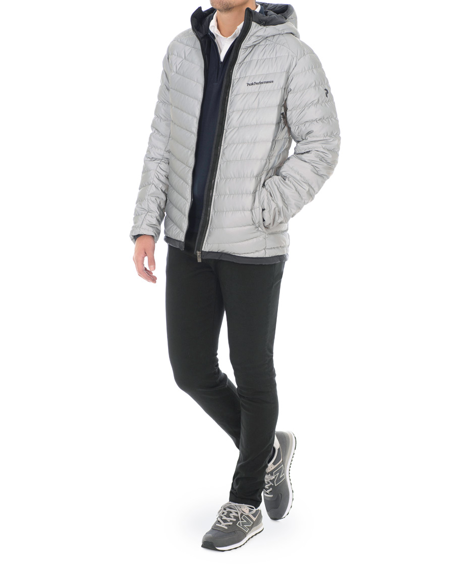 Herr | Jackor | Peak Performance | Frost Down Hood Reflective Jacket Silver