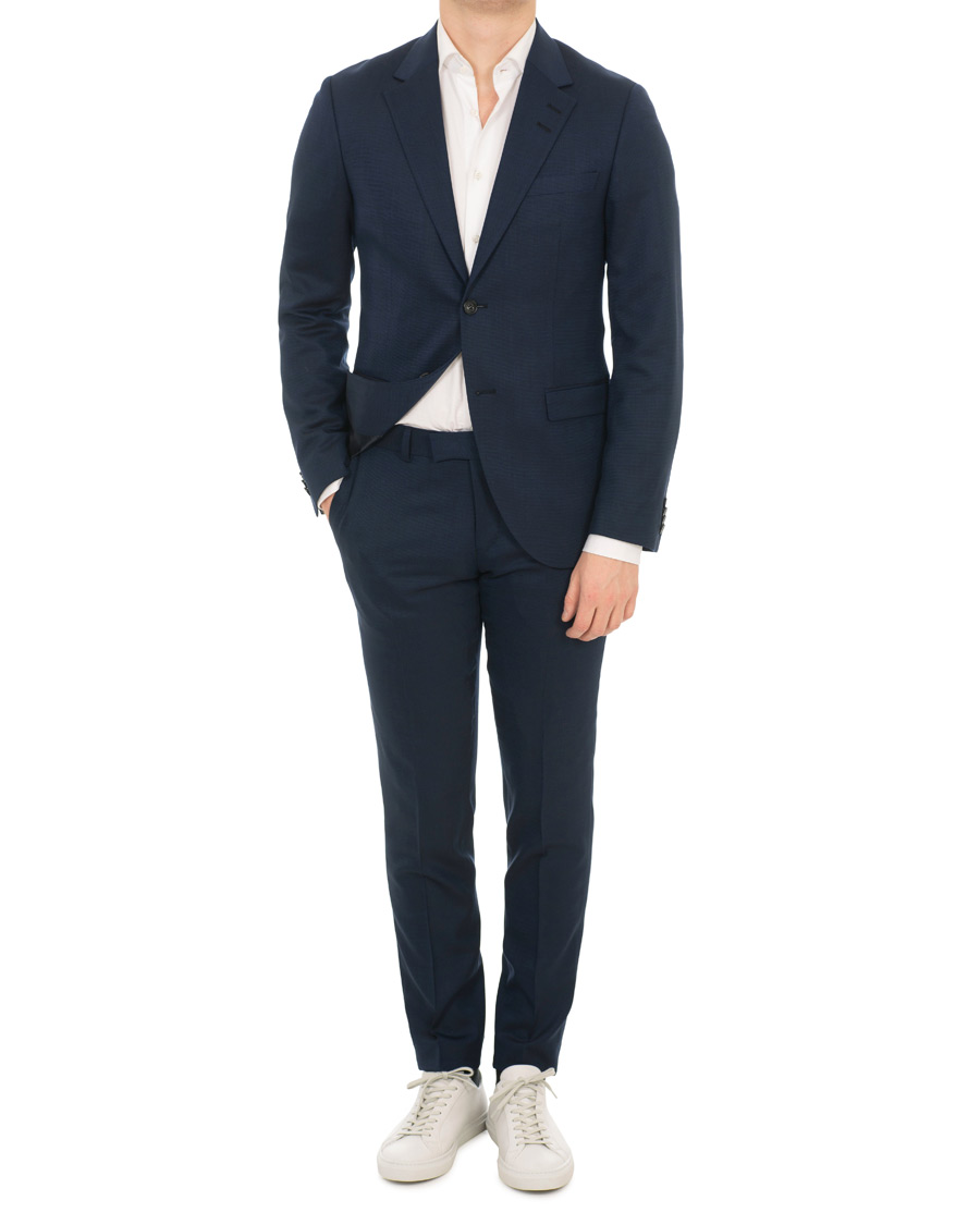 Herr | Kavajer | Tiger of Sweden | Jamonte Wool Stretch Blazer Country Blue