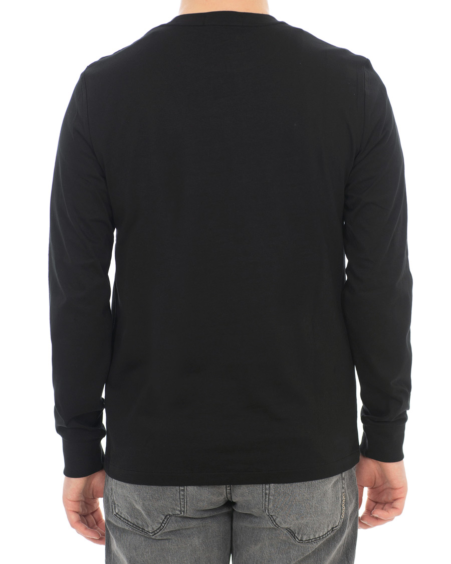 Herr | T-Shirts | Fred Perry | Logo Long Sleeve Tee Black