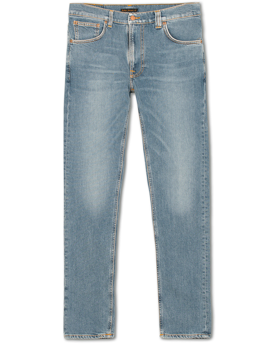 Herr | Jeans | Nudie Jeans | Lean Dean Organic Jeans Mid Stone Comfort