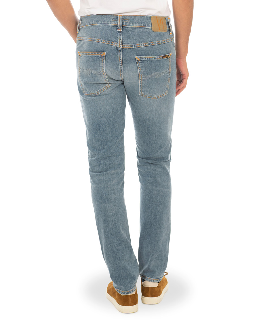 Herr | Jeans | Nudie Jeans | Lean Dean Organic Jeans Mid Stone Comfort