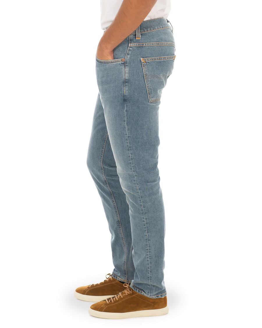 Herr | Jeans | Nudie Jeans | Lean Dean Organic Jeans Mid Stone Comfort