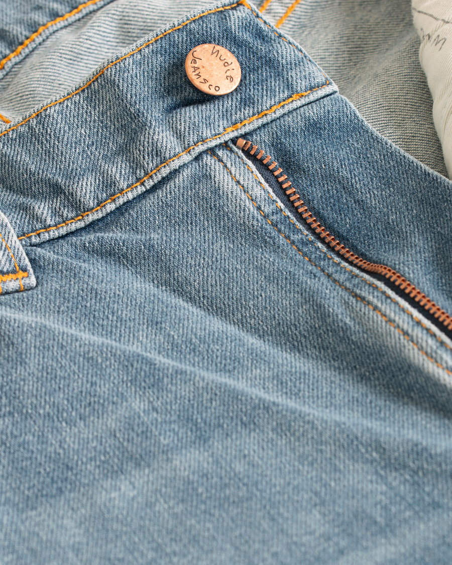 Herr | Jeans | Nudie Jeans | Lean Dean Organic Jeans Mid Stone Comfort