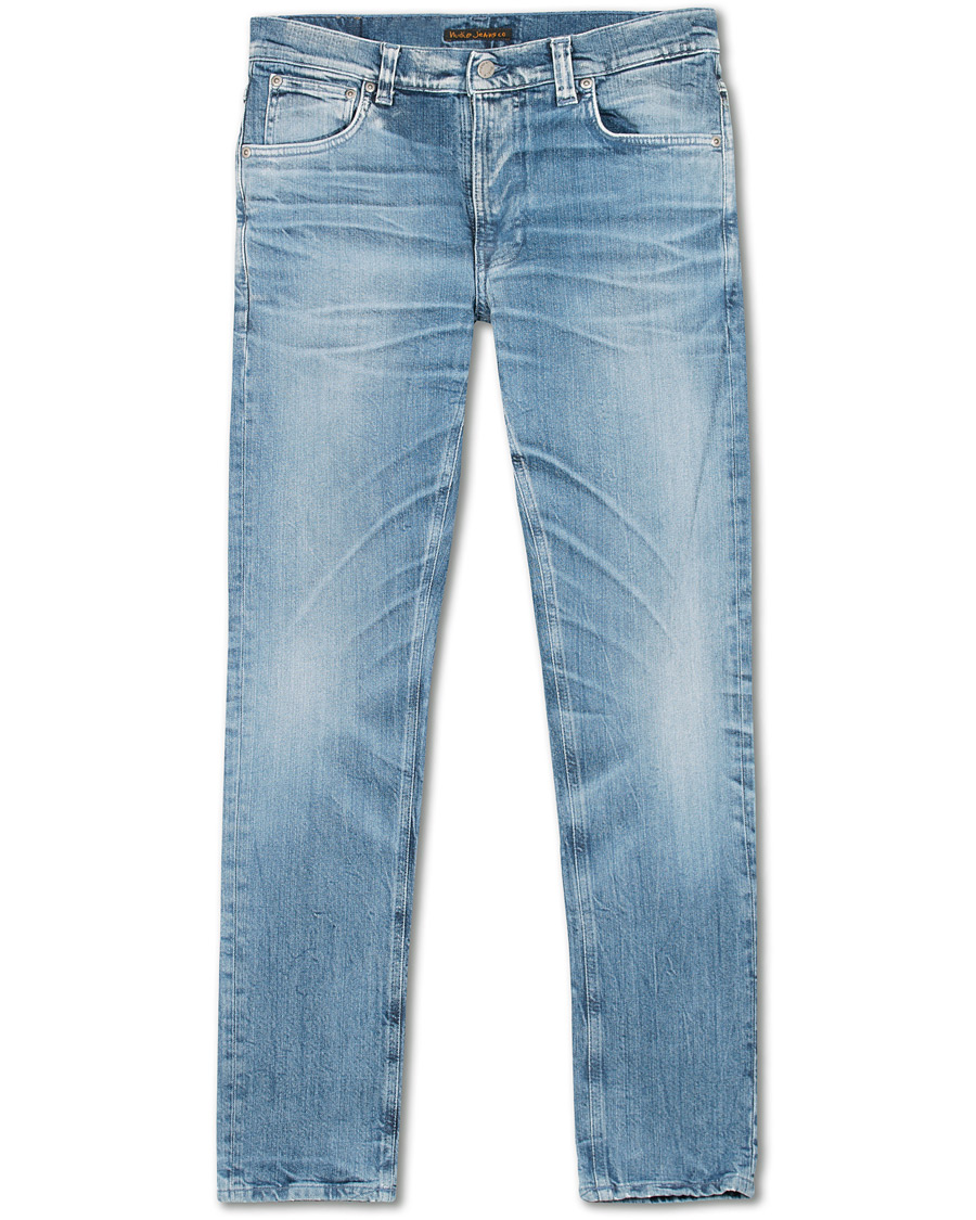 Herr | Jeans | Nudie Jeans | Green Collection Lean Dean Jeans Worn In Green